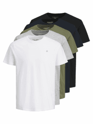 JACK & JONES Male T-Shirt Logo T-Shirt | T-shirt S Weiß Angebot bei HelloDeals