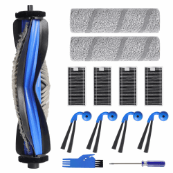 13 Stück Zubehör für Ecovacs Deebot X11 OmniCyclone/X11 Pro/X11 Pro Omni/X11 Roboter-Staubsauger,1 Hauptbürste, 4 Filter, 4 Seitenbürsten, 2 Wischwalze, 1 Reinigungsbürste,1Schraubendreher Angebot bei HelloDeals