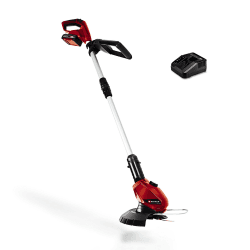 Einhell Akku-Rasentrimmer GE-CT 18 Li Kit Power X-Change (Li-Ion, 18V, Motorkopf drehbar, Flowerguard, inkl 20 Kunststoffmesser, inkl. 2,0Ah Akku und Ladegerät) Altes Modell Angebot bei HelloDeals