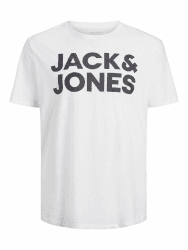 JACK & JONES Herren JJECORP Old Logo Tee SS O-Neck, Kurzarm T-Shirt XL Weiß Angebot bei HelloDeals