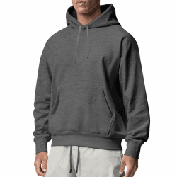 Hoodie Herren Oversize Pullover Langarm Kordelzug Sweatshirt Warm Kapuzenpullover Pulli Sweatjacke Männer Sport Oberteile Mit Tasche Freizeit Tops Streetwear #04 Dunkelgrau M Angebot bei HelloDeals