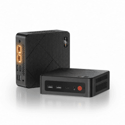 BOSGAME E4 Home-Office-Mini PC, Ryzen 5 3550H (Besser als N150, bis 3,7 GHz), 16 GB DDR4 RAM, 512 GB NVMe SSD, Mini-Computer, 4K Triple-Display, HDMI/USB-C/DP, Dual LAN, Wi-Fi 5, BT 5.0, Mini-Desktop 3550H 16+512GB Angebot bei HelloDeals