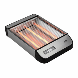 JATA JETT1590 Horizontal-Toaster, flacher Toaster, 3 Quarz-Widerstände, Touch, 1000 W, 6 Bräunungsstufen, alle Arten von Brot, Gebäck, … Edelstahl-Finish Angebot bei HelloDeals