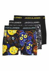 JACK & JONES Male Trunks 3er-Pack Trunks XXL Schwarz/Gelb (3x) Angebot bei HelloDeals
