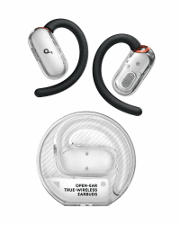 soundcore V40i by Anker, Open-Ear Kopfhörer, Kabellose Earbuds mit klarem Case, verstellbar für jedes Ohr, 2X tieferer Bass, IP55, 21h Spielzeit, KI-optimierte Anrufe, Bluetooth 5.4, App-Steuerung Weiß Angebot bei HelloDeals
