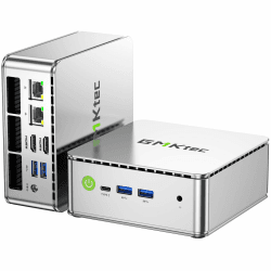 GMKtec Mini PC, G11 AMD Ryzen Embedded R2514 (übertrifft 4300U/N150), Mini Computer 16 GB DDR4 RAM, 512 GB PCIe M.2 SSD, Dual NIC 2,5 GbE, USB-C, HDMI, Triple-Display 512 GB 512.0 GB Angebot bei HelloDeals