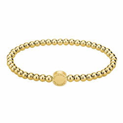 LIEBESKIND BERLIN Beads Armband – kleine Kugeln aus Edelstahl – Silber, Gold, Roségold & Schwarz – filigraner Damenschmuck Angebot bei HelloDeals