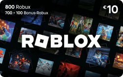 Roblox-Geschenkgutschein |800 Robux Guthaben | inklusive exklusivem virtuellem Item| Digital Code für Smartphones, Computer, Tablets, Xbox One, Xbox Series X|S, Oculus Rift et HTC Vive) Multiplattform - Download Code 10 EUR Angebot bei HelloDeals