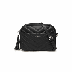 Miss Lulu Umhängetasche Damen Klein, Handytasche zum Umhängen aus PU Leder, Crossbody Bag mit Verstellbarem Gurt, Umhängetaschen Schultertaschen mit 4 Fächern Schwarz Angebot bei HelloDeals