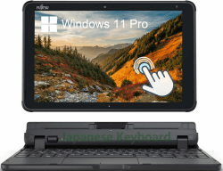 Fujitsu Stylistic Q5010 Touchscreen Tablet PC, 10,1 Zoll FHD (1920x1200), Intel Celeron N4020, 4GB RAM, 64GB eMMC, japanische QWERTY-Tastatur, Windows 11 Pro (Generalüberholt) Angebot bei HelloDeals