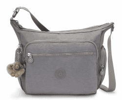 Kipling Gabbie Umhängetasche, Leicht, Mittlere Größe mit mehreren Fächern Inviting Grey Angebot bei HelloDeals