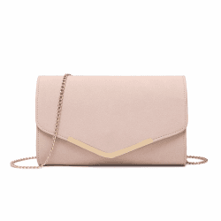 Miss Lulu Damen Clutch Elegante Umschlag Abendtasche mit Kette Hochwertige Handtasche für Hochzeit Party und Abschlussball 1-4 Rosa Angebot bei HelloDeals