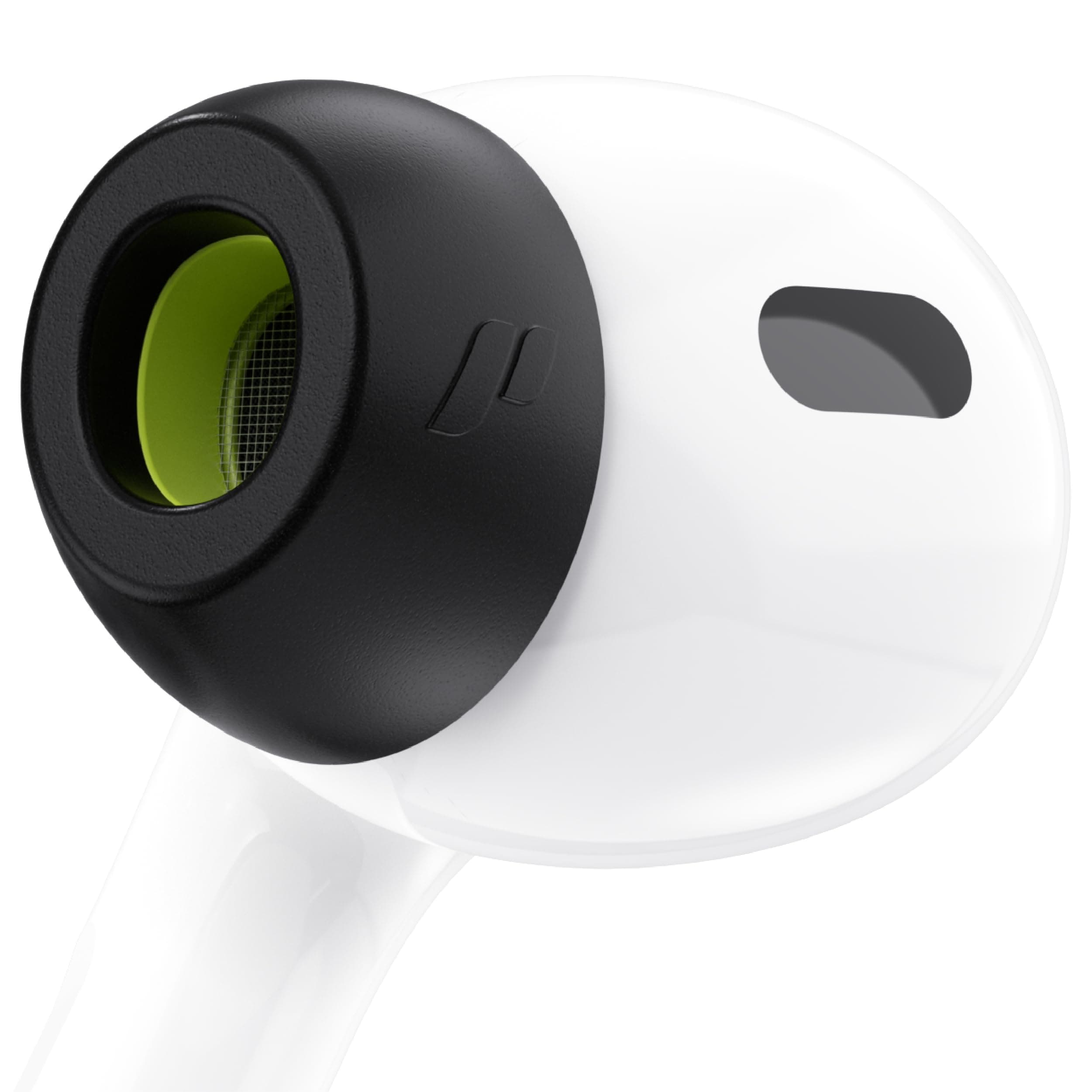 KeyBudz HyperFoam-Ohrstöpsel aus Memory-Schaum für AirPods Pro 1. und 2. Generation, patentierter Komfortkern für verbesserte Passform und Geräuschunterdrückung, rutschfeste Ersatzknospen (S/M/L, Angebot bei HelloDeals
