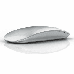 Uiosmuph Bluetooth Maus, Kabellose Maus mit USB-Nano-Empfänger, Tri-Mode (Dual Bluetooth 5.1 + 2.4GHz) Leise Funkmaus Wiederaufladbare für Laptop, PC, iPad, Mac Silber Angebot bei HelloDeals