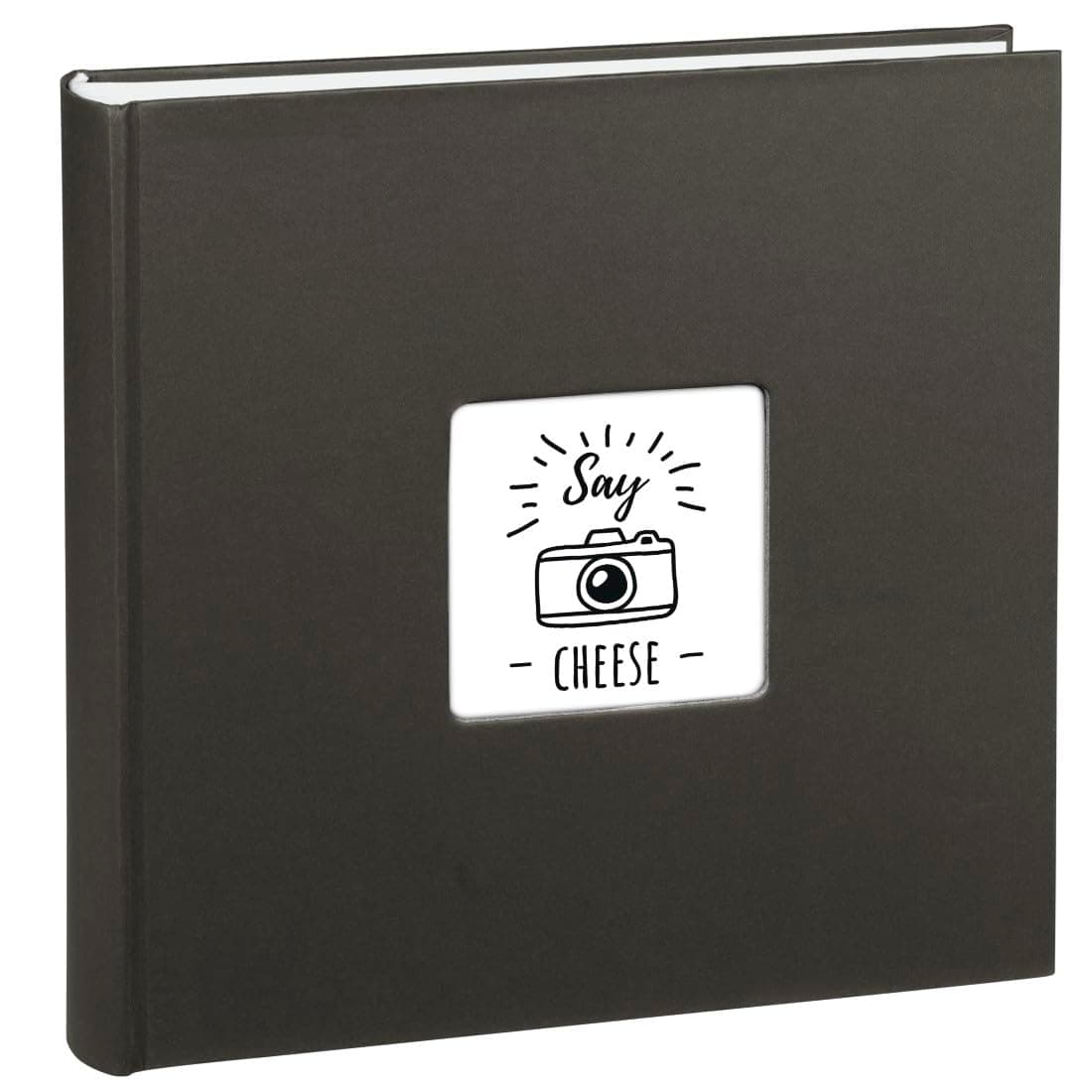 Hama Fotoalbum Jumbo 30x30 cm (Fotobuch mit 100 weißen Seiten, Album für 400 Fotos zum Selbstgestalten und Einkleben) schwarz Schwarz Weiße Seiten Angebot bei HelloDeals