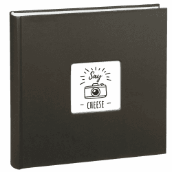 Hama Fotoalbum Jumbo 30x30 cm (Fotobuch mit 100 weißen Seiten, Album für 400 Fotos zum Selbstgestalten und Einkleben) schwarz Schwarz Weiße Seiten Angebot bei HelloDeals