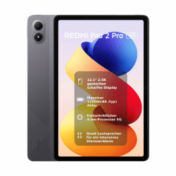 XIAOMI REDMI Pad 2 Pro 5G, 8+256GB, 12,1" 2.5K 120Hz Kristallklares Display, Riesiger 12000mAh Akku, 4nm Prozessor mit 5G, Dolby Atmos, Graphitgrau, 2 Jahre Garantie Redmi Pad Pro 2 5G 8+256G+No Pen Grau Angebot bei HelloDeals