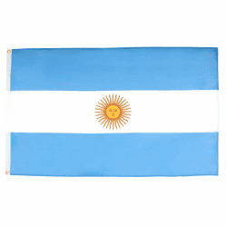 AZ FLAG - Flagge Argentinien - 90x60 cm - Argentinische Fahne 100% Polyester mit Messing-Ösen - 50g Argentinien 90x60 cm Angebot bei HelloDeals