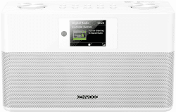 Kenwood CR-ST80DAB-W Stereo-Kompaktradio (2 x 10 W RMS, Bassreflex Lautsprecher DAB+, UKW, Bluetooth, Weckfunktion, Sleeptimer, TFT-Farbdisplay, Fernbedienung) Weiß Angebot bei HelloDeals