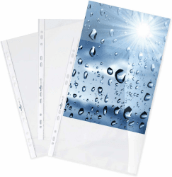 Durable Prospekthüllen A4 Premium extra stark, 100 Stück, glasklar, 267619 Angebot bei HelloDeals