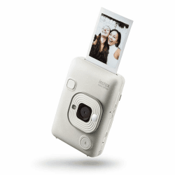 INSTAX mini LiPlay 2 Digital Hybrid Camera Nebelweiß Angebot bei HelloDeals