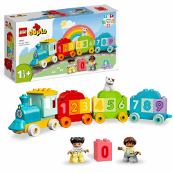 LEGO DUPLO Zahlenzug – Zählen Lernen – Spielzeug für Kleinkinder - Lernspielzeug für Kinder - Bunte Zahlenbausteine und 2 Spielfiguren – Kreatives Geschenk für Jungen & Mädchen ab 1 Jahr - 10954 Version 2021 Single Angebot bei HelloDeals