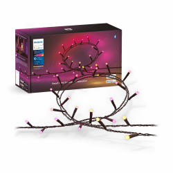 Philips Hue Festavia Lichterkette, White & Color Ambiance, dimmbar, 250 Mini LEDs, 20 m Länge, wasserdicht, kompatibel mit Amazon Alexa (Echo & Echo Dot) Mini-LED Angebot bei HelloDeals