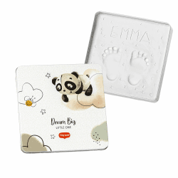 Tiny Love Magic Box Quadratisch, Erinnerungsbox Baby, Gipsabdruck Baby Hand und Fuß, Andenken Jungs/Mädchen, Dermatol. getestet, Clay Komplettset, Babyzimmer Deko, Geschenk Neugeborene, Tiny Creations Angebot bei HelloDeals