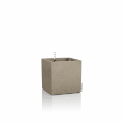 Lechuza CANTO Stone low 40, sandbeige, Hochwertiger Kunststoff, Inkl. Bewässerungssystem, Herausnehmbarer Pflanzeinsatz, für Innen- und Außenbereich, 13721 40x40x40 cm Sandbeige Angebot bei HelloDeals