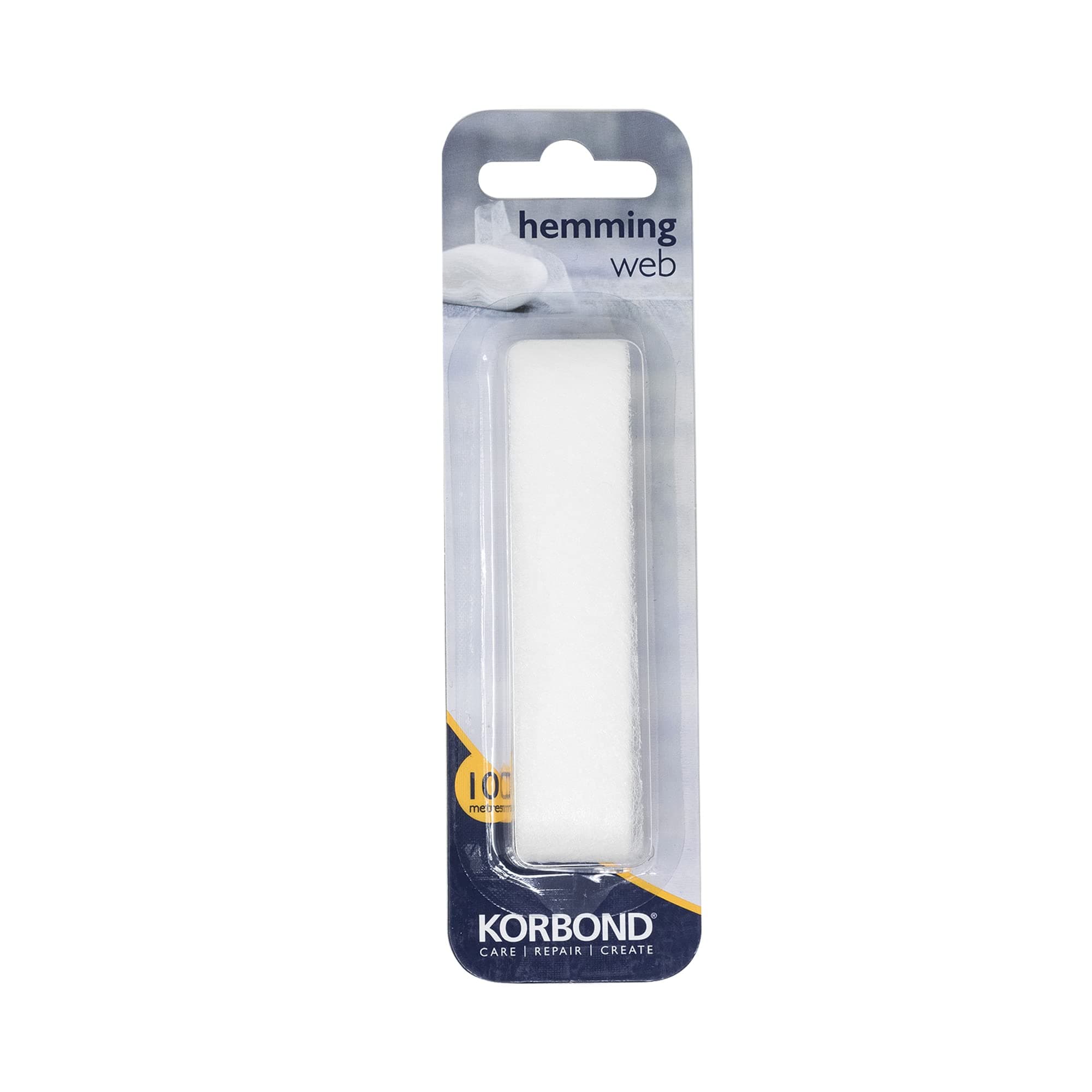 Korbond Saumband zum Aufbügeln – Waschfestes Bügelband & Klebeband zum Hosenkürzen ohne Nähen (10m x 2cm) 10m Weiß Angebot bei HelloDeals