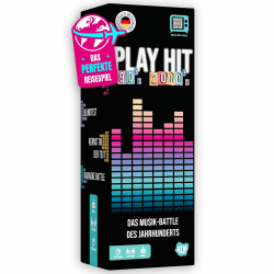 ATM Gaming - PlayHit Gesellschaftsspiel – Das Musikquiz der 90er und 2000er – Party- und Kartenspiel für Erwachsene und Familien – für 2 bis 10 Spieler ab 16 Jahren – Musikspiel Angebot bei HelloDeals