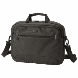 Amazon Basics kompakte Laptoptasche, Umhängetasche/Tragetasche mit Taschen zur Aufbewahrung von Zubehör, für Laptops bis zu 15,6 Zoll (39,6 cm), Schwarz, 1 Stück 15,6 Zoll / 39,6 cm 1 Stück Angebot bei HelloDeals