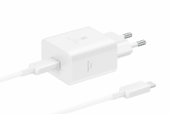 Samsung Schnellladeadapter EP-T4511X, USB-C Ladegerät mit 45W Schnellladen, kompatibel mit Geräten Anderer Hersteller, inklusive Datenkabel, White Ladeadapter inklusive Ladekabel Weiß Angebot bei HelloDeals