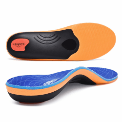 VALSOLE Orthopädische Einlegesohlen, Plantar Fasciitis Hohe Arch Support Schuheinlagen, Für Fersensporn,Plattfuß, Fußschmerz, Komfort Herren & Damen Einlegesohlen 44-45 EU 29cm Orange Angebot bei HelloDeals