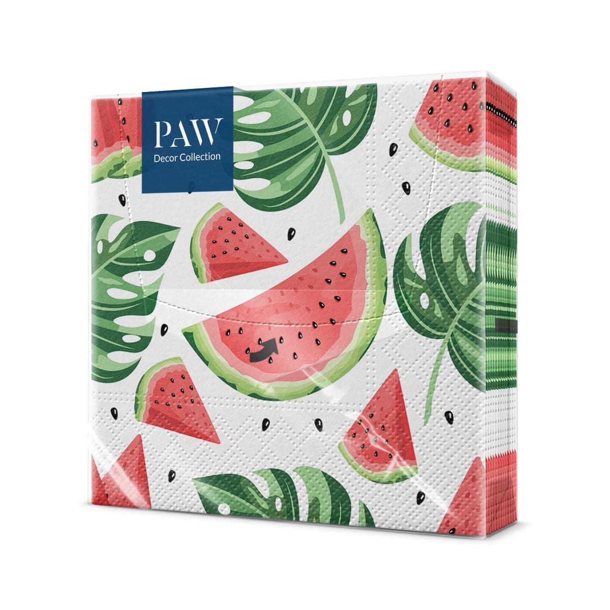 PAW - Servietten 3-lagig (33 x 33 cm) I 20 Stück I Perfekt für Geburtstage, Partys, Hochzeiten, Kommunion und Feiern I Papierservietten Bunt - Muster mit Früchten, Wassermelonen I Tasty Watermelons Tasty Watermelons 33 x 33 cm Angebot bei HelloDeals