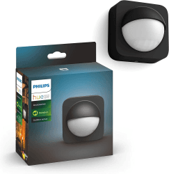 Philips Hue Bewegungssensor für den Aussenbereich, integrierter Tageslichtsensor, schwarz Outdoor Schwarz Angebot bei HelloDeals