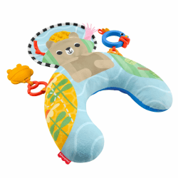 Fisher-Price Babyspielzeug Spielkissen für sensorische Abenteuer in Bauchlage, Körperstütze für Neugeborene mit Beißring und Rassel, Aktivitäten für Babys ab 0 Monaten, JHB44 Angebot bei HelloDeals