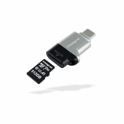 Integral MicroSD USB3.0/USB-C Typ-C OTG Speicherkartenlesegerät Adapter - Super schnelle Übertragungsgeschwindigkeiten, Plug & Play und kompatibel mit microSDXC/microSDHC UHS-I U1 & U3 Angebot bei HelloDeals