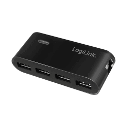 Logilink UA0085 4-Port Hub USB 2 mit Netzteil,schwarz Single Angebot bei HelloDeals