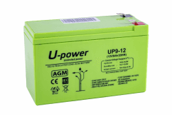 U-Power AGM Batterie 12V 9Ah, VRLA Bleiakku wartungsfrei, wiederaufladbar, Faston F2 (6,3 mm), für Alarmanlagen, USV/UPS, Sicherheit & Elektronik 9Ah 12V 9Ah Angebot bei HelloDeals