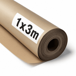 OFITURIA Naturbraunes Kraftpapier 70 g/m² – Rolle 1×3 m – 1 Rolle – Recyclingpapier für Verpackungen, Basteln und Dekoration – Reißfest – Geeignet für Acryl- und Ölfarben Braun 1x3m 1 Rolle Angebot bei HelloDeals