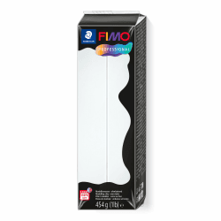 Staedtler FIMO professional ofenhärtende Modelliermasse (Großblock 454 g (1 lb)) Farbe: weiß Großblock 454g Weiß Angebot bei HelloDeals