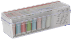 Gütermann Nähgarn-Box, plastik, Farblos, 27-Spulen-Kapazität 27 Spulen Angebot bei HelloDeals