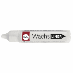 RAYHER HOBBY Rayher 31500102 Wachs-Liner, weiß, Flasche 30 ml, zum Kerzen bemalen, Wachsstift, Flüssigwachs zum Malen direkt aus der Flasche Weiß 30 ml Angebot bei HelloDeals