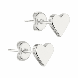 LIEBESKIND BERLIN Herz-Schmuck für Damen – Edelstahl Kette, Armband und Ohrringe mit liebevollem Herzanhänger – In verschiedenen Farben und Ausführungen – Romantische Geschenkidee Ohrstecker Silber Angebot bei HelloDeals