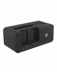 ICY BOX HDD/M.2 NVMe SSD Docking Station USB 3.2 Gen 2 (10 Gbit/s), Festplatten Klonstation & Lesegerät (2,5" & 3,5" SATA auf M.2 NVMe/M.2 NVMe auf M.2 NVMe), Zweiwege Klonen, IB-2924MSCL-C31 Angebot bei HelloDeals