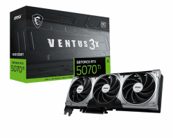 MSI GeForce RTX 5070 Ti 16G Ventus 3X OC — 16GB GDDR7 (28Gbps/256-bit), PCIe 5, Boost: 2482 MHz, HDMI 2.1b, DisplayPort 2.1b Angebot bei HelloDeals