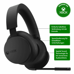 Microsoft Xbox Wireless Headset EN/FR/DE/IT/PL/PT/RU/ES pa EMEA 1 License Kabellos Angebot bei HelloDeals