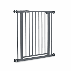 hauck Standard Türschutzgitter ohne Bohren ohne Verlängerung, Dark Grey | Verstellbare Breite von 75 bis 80 cm dank Stellschrauben, Absperrgitter ohne Bohren, Einhand Öffnung, Indoor Kinder & Hunde Open N Stop​ 2, 75-80 Cm, White 75 - 80 cm Angebot bei HelloDeals
