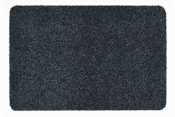 andiamo Fußmatte innen Samson – waschbare Baumwoll-Schmutzfangmatte - rutschfest, saugstark & hochwertig - Fußabtreter für den Eingang | 40 x 60 cm, Anthrazit Anthrazit 40 x 60 cm (Rechteckig) Angebot bei HelloDeals